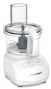 Cuisinart FP-7 Food Processor, 7 Cup Bowl, 350 W, Button Control, Plastic, White